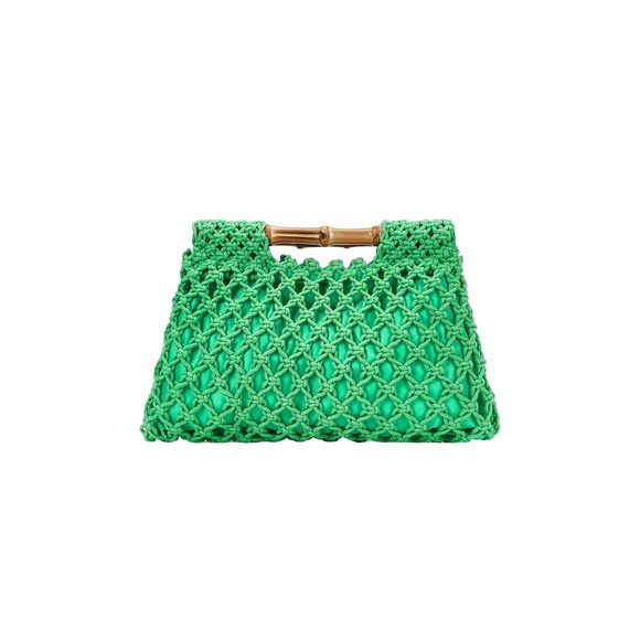 Straw Bag Handle Beach Clutch Purse Hobo Handbag Green One-Size O_O - Picture 1 of 7